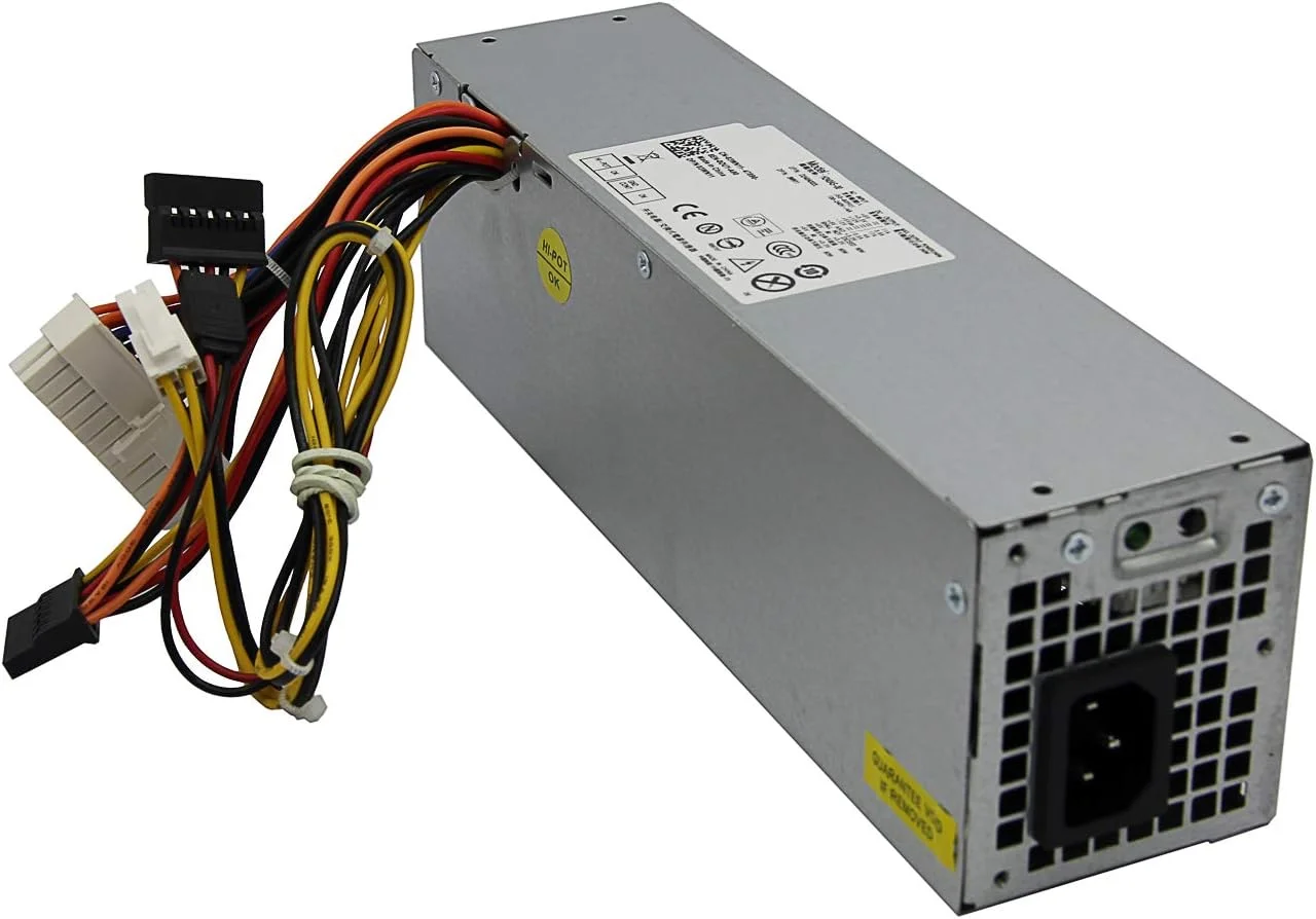 منبع تغذیه 240 واتی دسکتاپ PSU برای Dell Optiplex 390 790 990 960 7010 9010 3010 سیستم فرم فاکتور کوچک SFF مدل های H240AS-00 H240AS-01 D240ES-00 DPS-240WB AC240AS-00 H240ES-00 L240AS-00 AC240ES-00