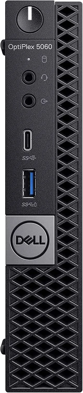 کامپیوتر رومیزی کوچک Dell OptiPlex 5060 | پردازنده شش هسته ای Intel i5 (3.2) | رم 32 گیگابایتی DDR4 | حافظه SSD 500 گیگابایتی | ویندوز 11 پرو | کامپیوتر خانگی یا اداری (بازسازی شده)