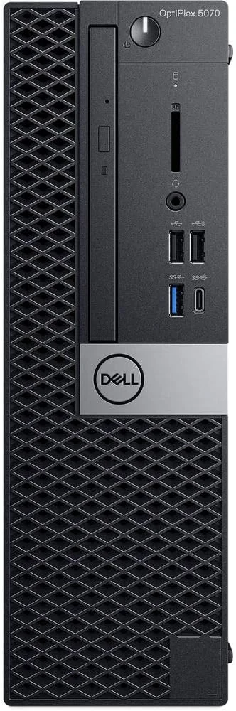 کامپیوتر Dell OptiPlex 5070 با فرم فاکتور کوچک، پردازنده Intel Hexa Core i5-9500 تا 4.4 گیگاهرتز، 16 گیگابایت DDR4، 512 گیگابایت SSD، ویندوز 10 پرو 64 بیتی - چند زبانه با پشتیبانی از انگلیسی/اسپانیایی/فرانسوی (بازسازی شده)