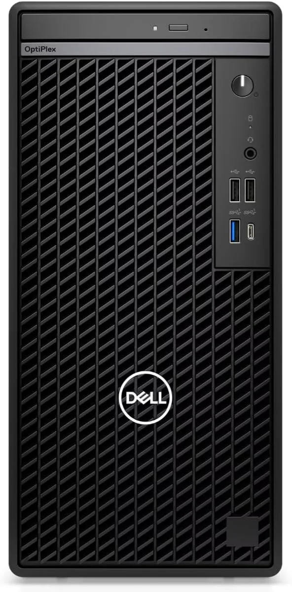 کامپیوتر رومیزی Dell 7020 Optiplex Tower، پردازنده Intel Core i5-12400 (بهتر از i7-11700)، رم 32 گیگابایتی، حافظه SSD NVMe 1 ترابایتی، DisplayPort، HDMI، USB C، DVDRW، آداپتور Wi-Fi/BT، ویندوز 11 پرو، دسکتاپ، مشکی