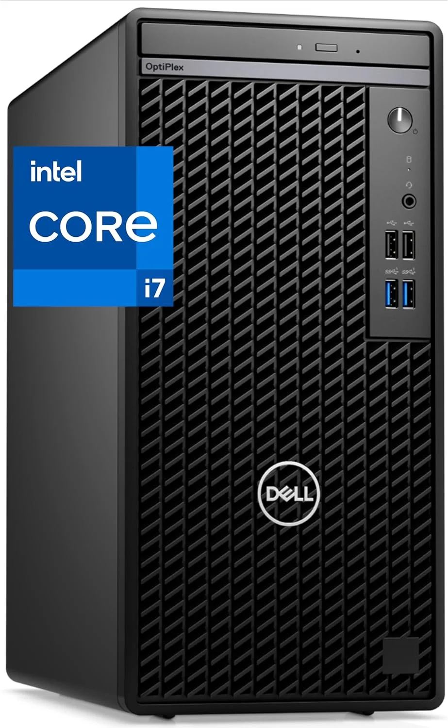 کامپیوتر رومیزی Dell OptiPlex 7020، همراه با آداپتور وای فای رایگان + هدست سیمی + فلش مموری 128 گیگابایتی + پد موس + آنتی ویروس | Intel i7-14700، رم 32 گیگابایتی، 1 ترابایت SSD + 1 ترابایت HDD، کارت گرافیک Nvidia710 4GB، ویندوز 11 پرو