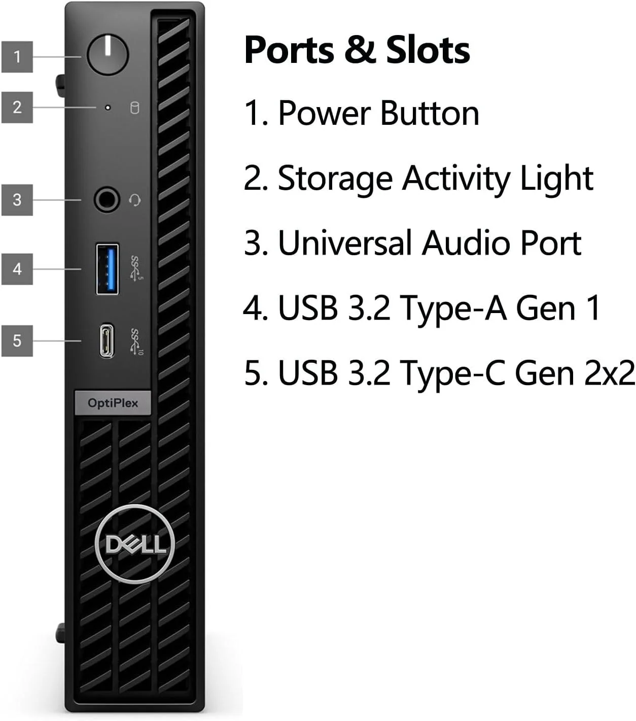 کامپیوتر رومیزی تجاری کوچک Dell OptiPlex 7020 MFF Micro Form Factor، نسل چهاردهم اینتل 14 هسته ای i5-14500T (بهتر از i7-13700T)، WiFi 6E، 2 پورت DisplayPort + HDMI، ویندوز 11 پرو (16 گیگابایت رم | 1 ترابایت SSD)