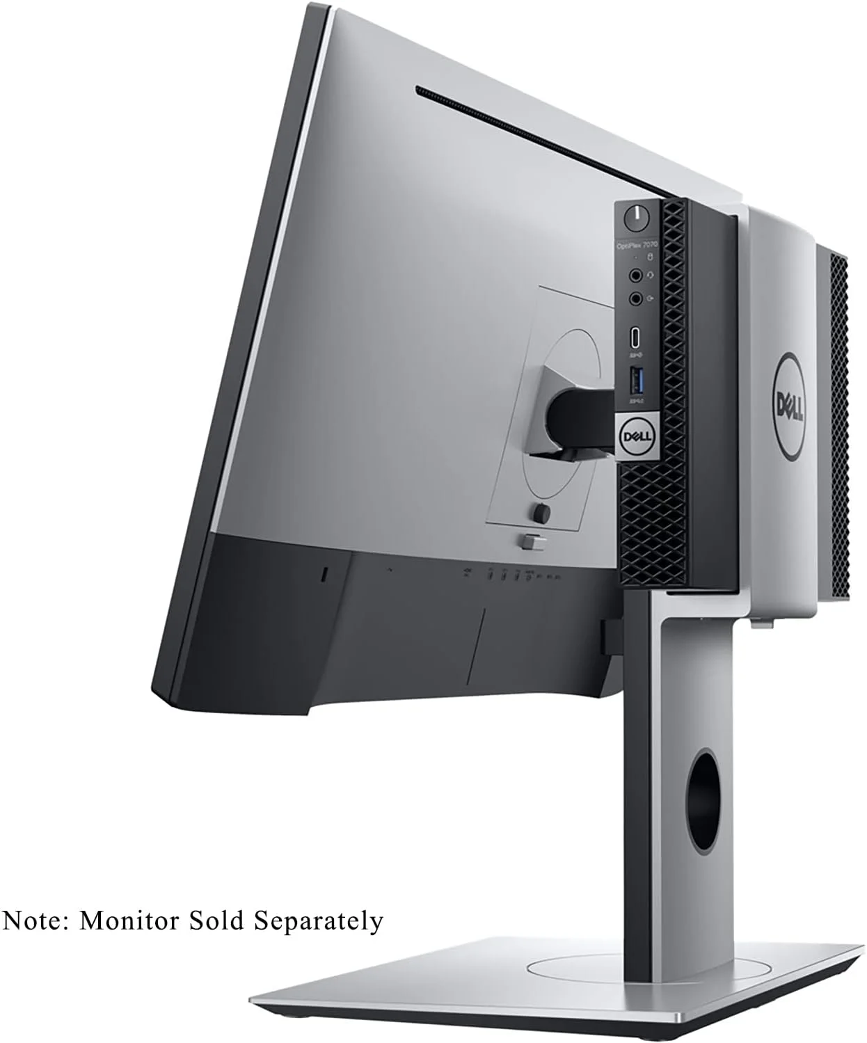 کامپیوتر رومیزی Dell OptiPlex 7070 Business Micro، پردازنده Intel Octa-Core i7 9700T تا 4.3 گیگاهرتز، 32 گیگابایت رم DDR4، 1 ترابایت SSD PCIe، وای فای 802.11AC، بلوتوث 5.0، Displayport، Type-C، ویندوز 11 پرو (بازسازی شده)