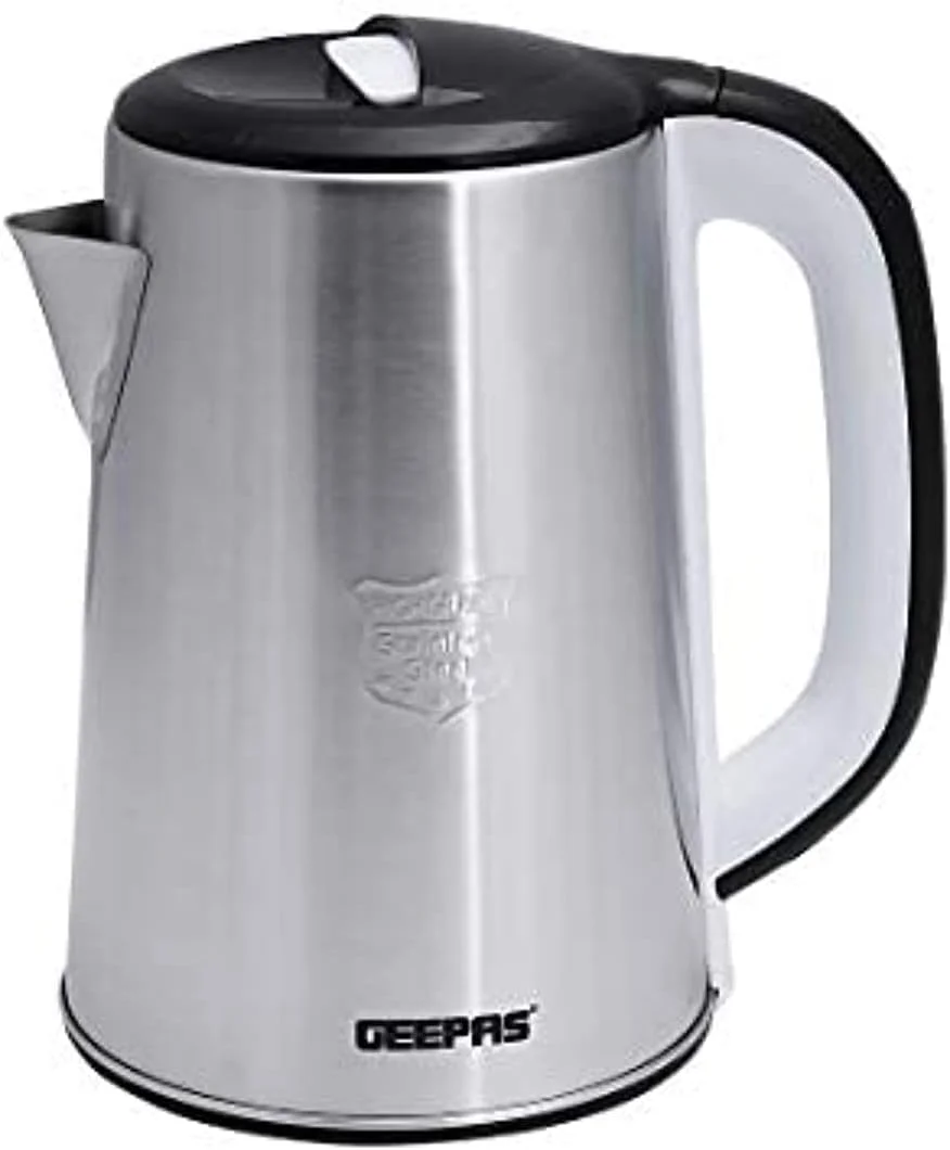 کتری برقی جیپاس مدل GK38028 با ظرفیت 2.5 لیتر و توان 1600 وات - کتری چای بدون سیم، خاموش شدن خودکار و محافظت در برابر خشک شدن | ایده آل برای قهوه، چای، شیر، آب و موارد دیگر | 2 سال گارانتی کتری برقی جیپاس مدل GK38028 با ظرفیت 2.5 لیتر و توان 1600 وات - کتری چای بدون سیم، خاموش شدن خودکار و محافظت در برابر خشک شدن | ایده آل برای قهوه، چای، شیر، آب و موارد دیگر | 2 سال گارانتی