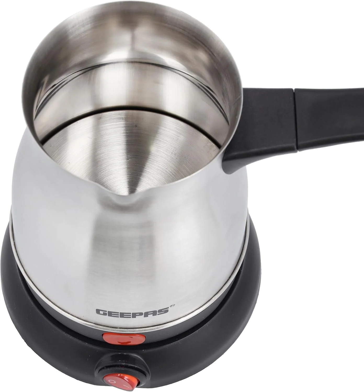 قهوه ساز برقی ترک جیپاس، استیل ضد زنگ، مدل GK38050 | ظرفیت 0.8 لیتر | چرخش 360 درجه | قطع کن غیر اتوماتیک | کتری قهوه برای خانه و محل کار | مناسب مواد غذایی و ایمن برای نوشیدن قهوه ساز برقی ترک جیپاس، استیل ضد زنگ، مدل GK38050 | ظرفیت 0.8 لیتر | چرخش 360 درجه | قطع کن غیر اتوماتیک | کتری قهوه برای خانه و محل کار | مناسب مواد غذایی و ایمن برای نوشیدن