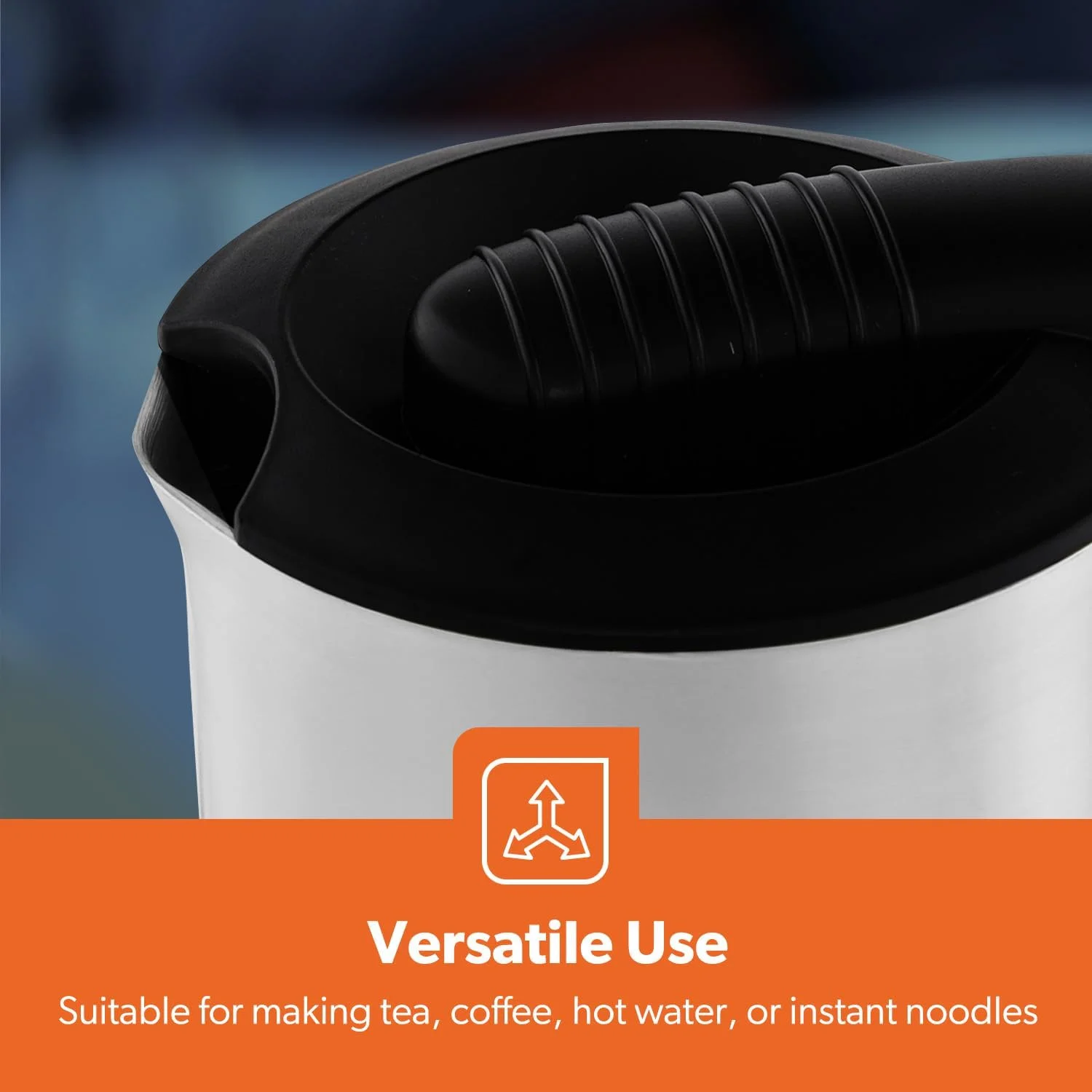 کتری استیل کامیونی Geepas با ظرفیت 0.5 لیتر | GK38047 | المنت حرارتی مخفی | محافظت در برابر جوش خشک و گرم شدن بیش از حد | چراغ نشانگر | خاموش شدن خودکار کتری استیل کامیونی Geepas با ظرفیت 0.5 لیتر | GK38047 | المنت حرارتی مخفی | محافظت در برابر جوش خشک و گرم شدن بیش از حد | چراغ نشانگر | خاموش شدن خودکار