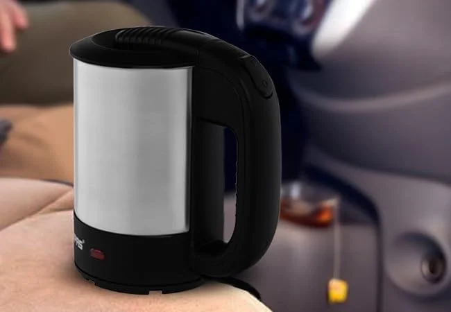 کتری استیل کامیونی Geepas با ظرفیت 0.5 لیتر | GK38047 | المنت حرارتی مخفی | محافظت در برابر جوش خشک و گرم شدن بیش از حد | چراغ نشانگر | خاموش شدن خودکار کتری استیل کامیونی Geepas با ظرفیت 0.5 لیتر | GK38047 | المنت حرارتی مخفی | محافظت در برابر جوش خشک و گرم شدن بیش از حد | چراغ نشانگر | خاموش شدن خودکار