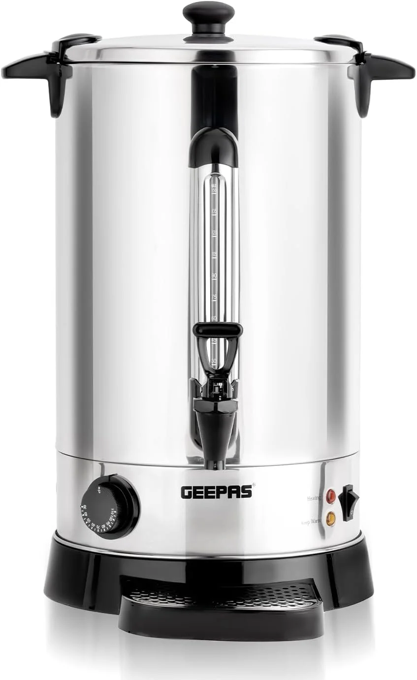 کتری برقی استیل Geepas مدل Gk38048، نقره ای | ظرفیت 20 لیتری، اندازه ای مناسب برای یک خانواده بزرگ | کتری برقی به سرعت گرم می شود، مناسب برای نوشیدنی های گرم مختلف مانند چای، قهوه، آب جوش، سوپ و غیره کتری برقی استیل Geepas مدل Gk38048، نقره ای | ظرفیت 20 لیتری، اندازه ای مناسب برای یک خانواده بزرگ | کتری برقی به سرعت گرم می شود، مناسب برای نوشیدنی های گرم مختلف مانند چای، قهوه، آب جوش، سوپ و غیره