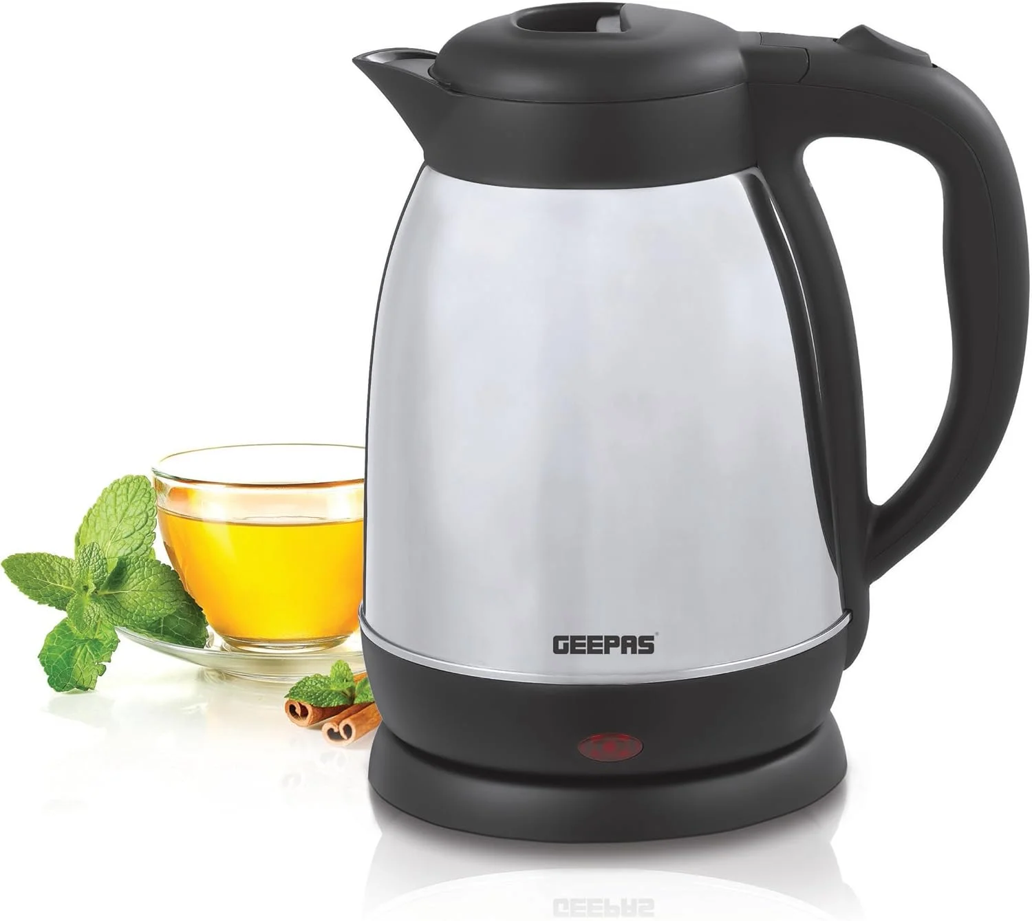 کتری برقی 1.5 لیتری استیل ضد زنگ Geepas - GK5459 کتری برقی 1.5 لیتری استیل ضد زنگ Geepas - GK5459