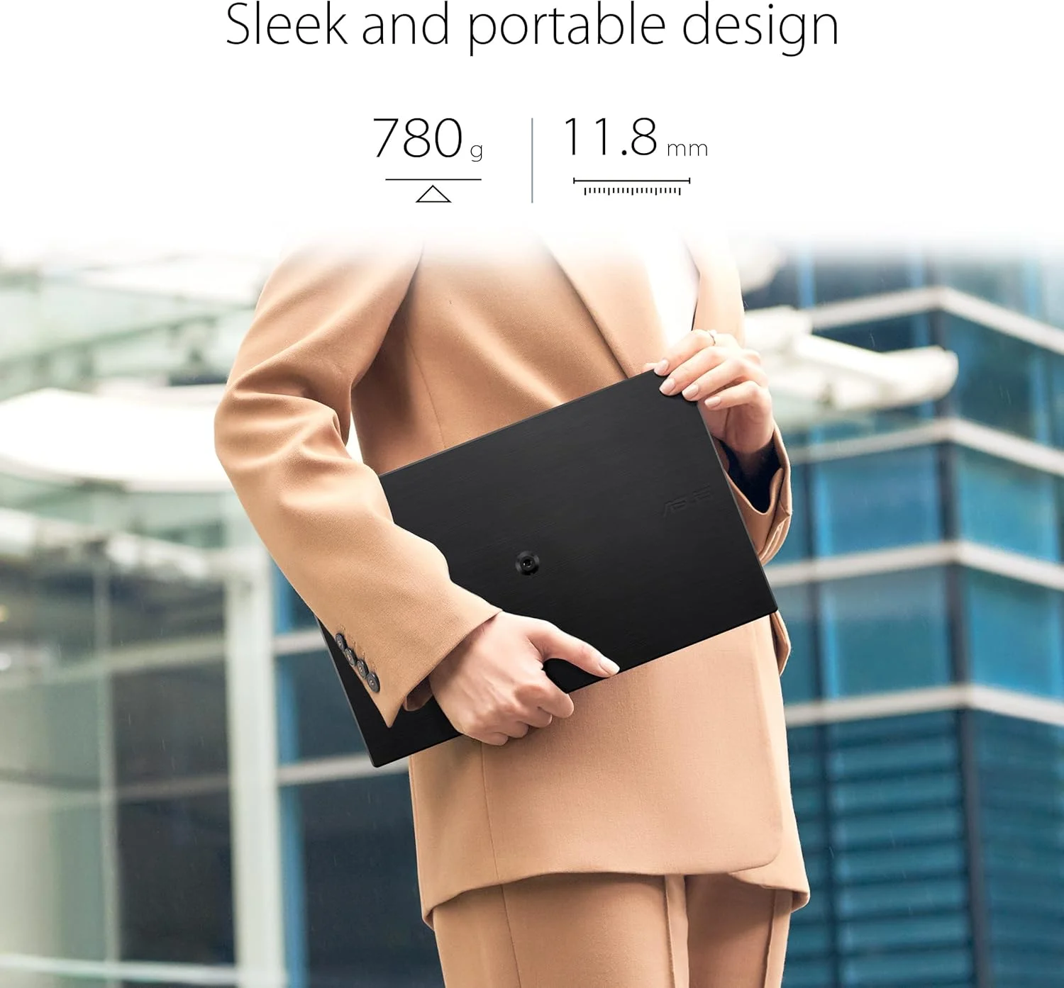 مانیتور قابل حمل USB ایسوس ZenScreen MB166C - 15.6 اینچ، Full HD، IPS، USB Type-C، بدون پرش تصویر، فیلتر نور آبی، سطح ضد تابش