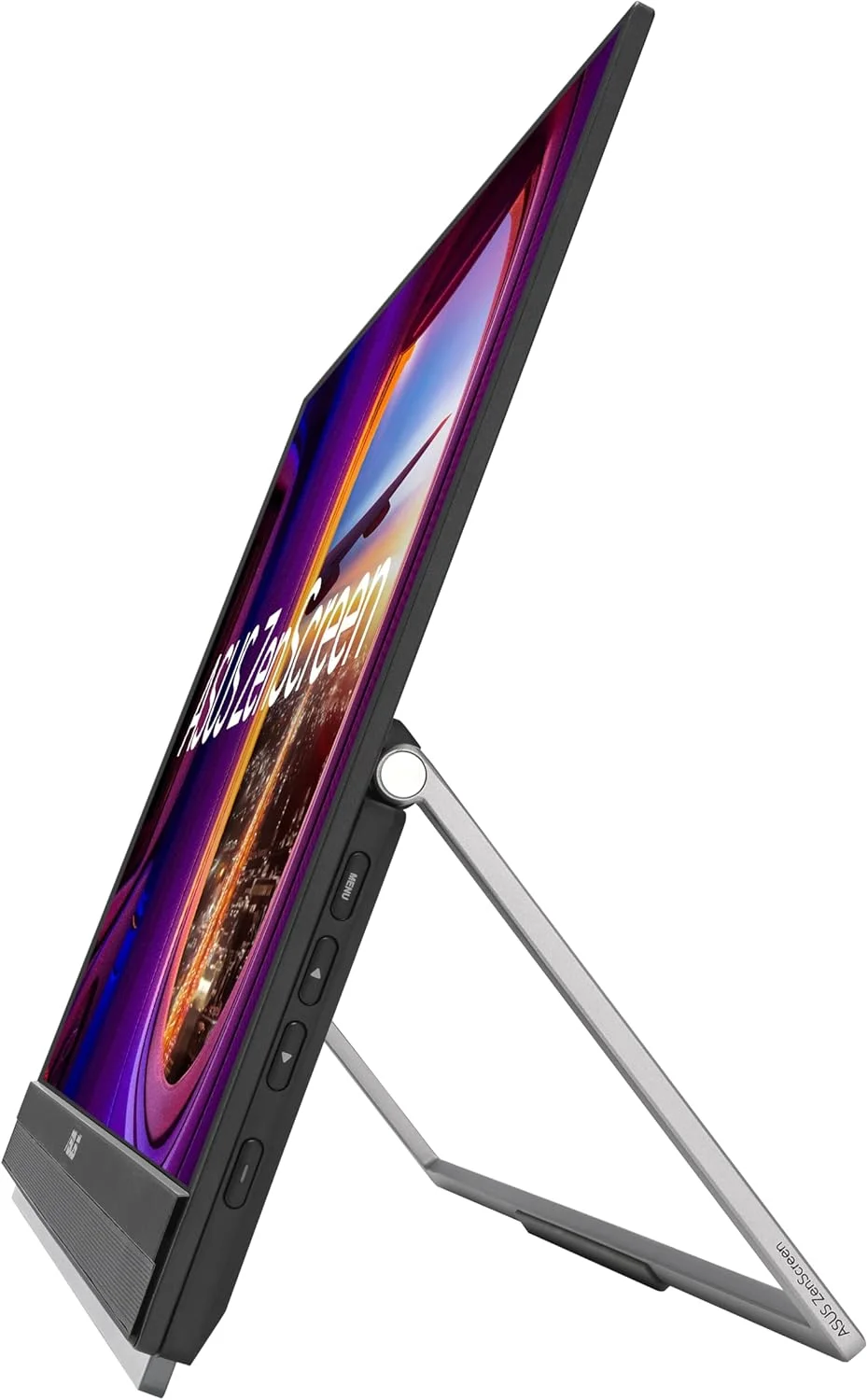 مانیتور قابل حمل 22 اینچی (21.5 اینچ قابل مشاهده) ایسوس ZenScreen (MB229CF) - Full HD، IPS، 100 هرتز، USB-C، محافظت از چشم، بلندگوها، دسته حمل، پایه، بازوی C-clamp، قلاب پارتیشن، ساب ووفر، 3 سال گارانتی