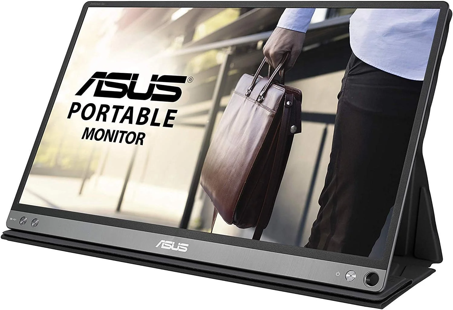 مانیتور قابل حمل 15.6 اینچی ASUS ZenScreen Go MB16AP Full HD IPS USB Type-C (بازسازی شده) - مشکی