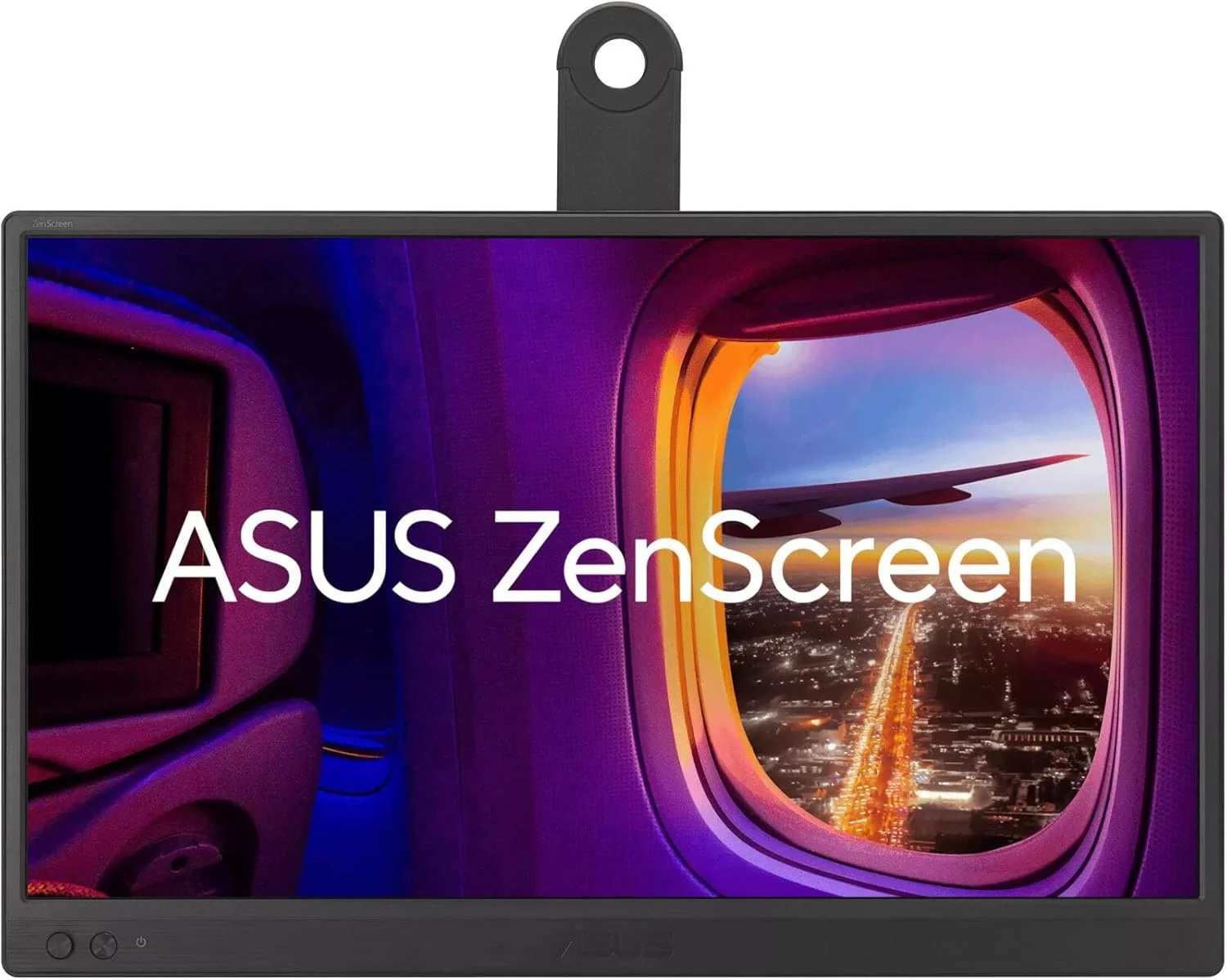 مانیتور قابل حمل 15.6 اینچی ASUS MB169CK - پاسخگویی 5 میلی‌ثانیه، HDMI + 2x USB-C، نسخه EU، مشکی