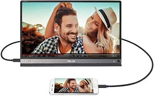 مانیتور قابل حمل 15.6 اینچی ASUS ZenScreen Go MB16AP Full HD IPS USB Type-C (بازسازی شده) - مشکی