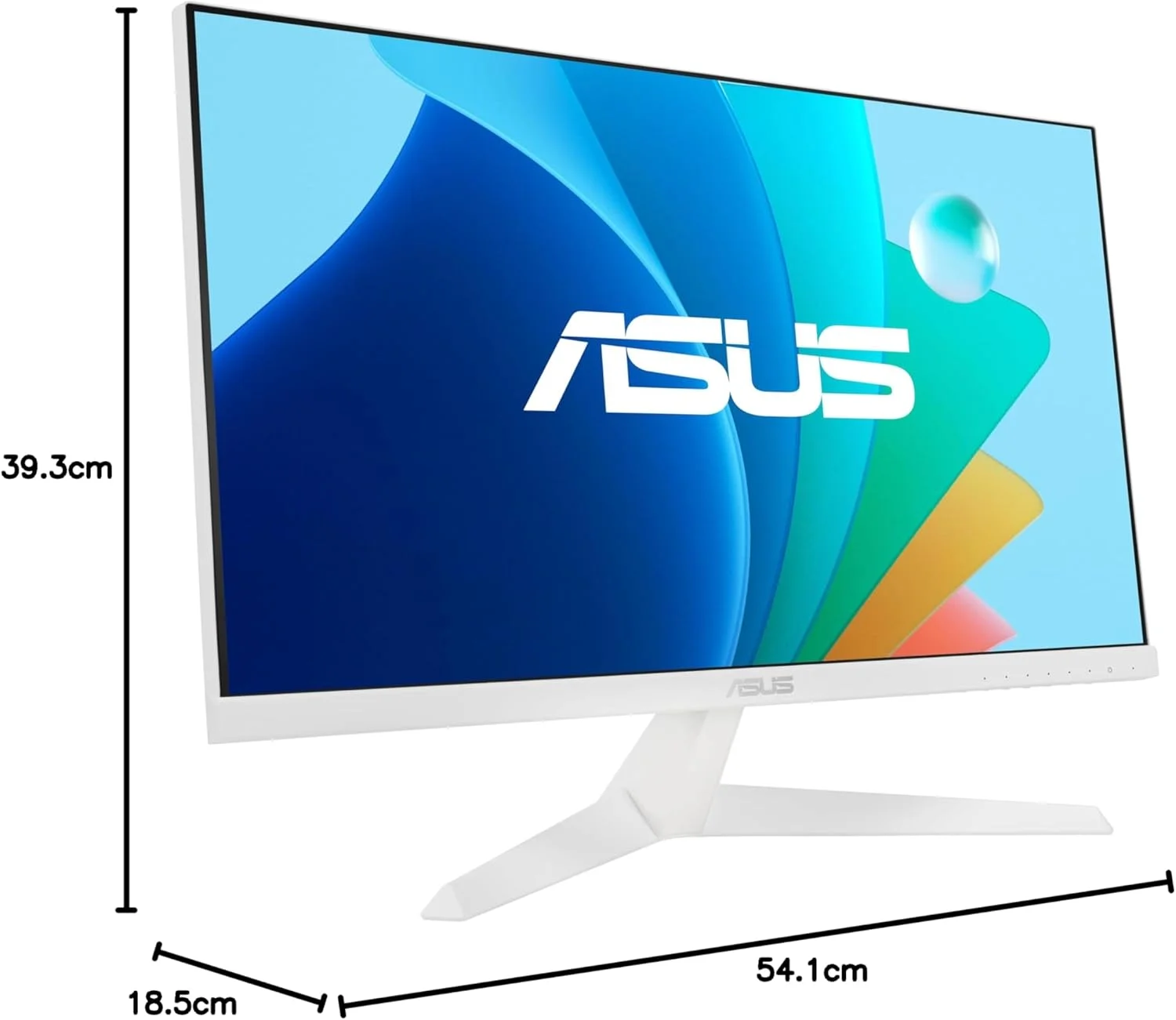 مانیتور گیمینگ مراقبت از چشم ASUS VY249HF - 23.8 اینچ FHD (1920 x 1080)، 100 هرتز، IPS، SmoothMotion، 1 میلی‌ثانیه (MPRT)، Adaptive Sync، فناوری Eye Care Plus، فیلتر نور آبی، بدون سوسو، درمان ضد باکتری