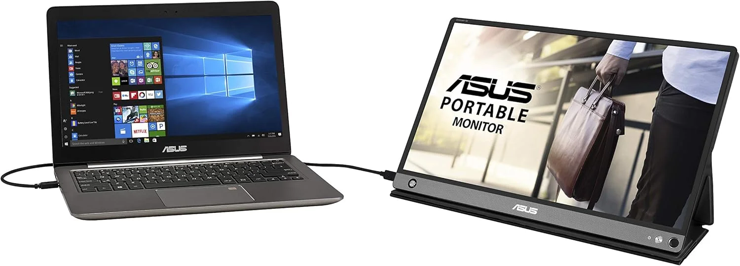 مانیتور قابل حمل 15.6 اینچی ASUS MB16AHP USB Type-C، WLED/IPS، FHD (1920x1080) - مشکی