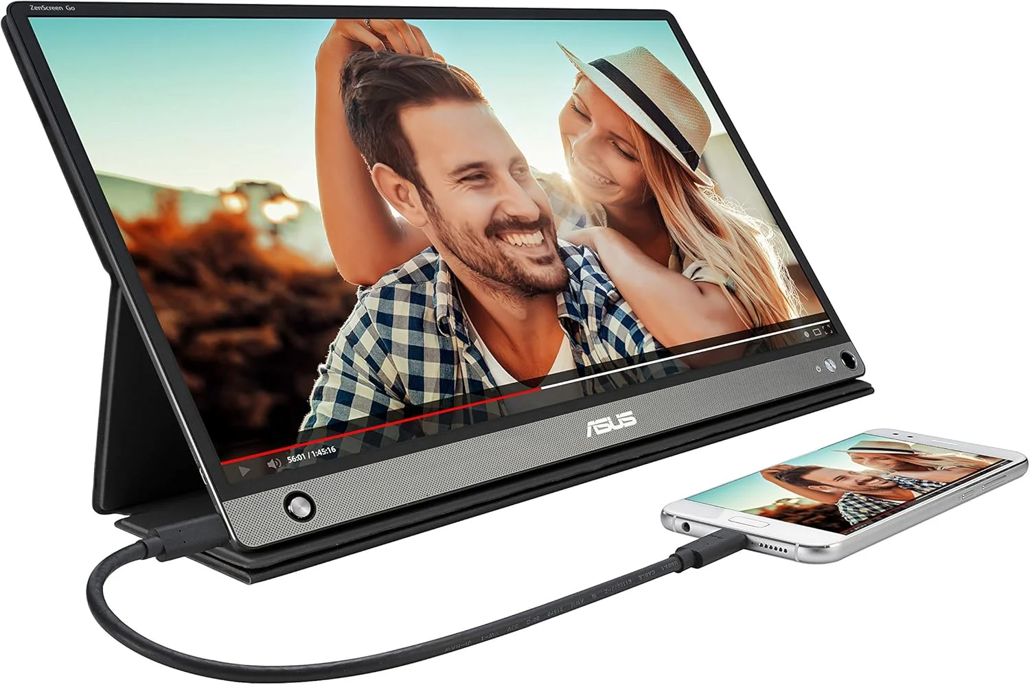 مانیتور قابل حمل 15.6 اینچی ASUS MB16AHP USB Type-C، WLED/IPS، FHD (1920x1080) - مشکی