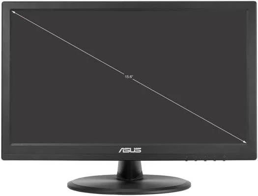 مانیتور مراقبت از چشم ASUS VT168HR - 15.6 اینچ، HD (1366x768)، 60 هرتز، 5 میلی‌ثانیه، D-Sub + HDMI، مشکی