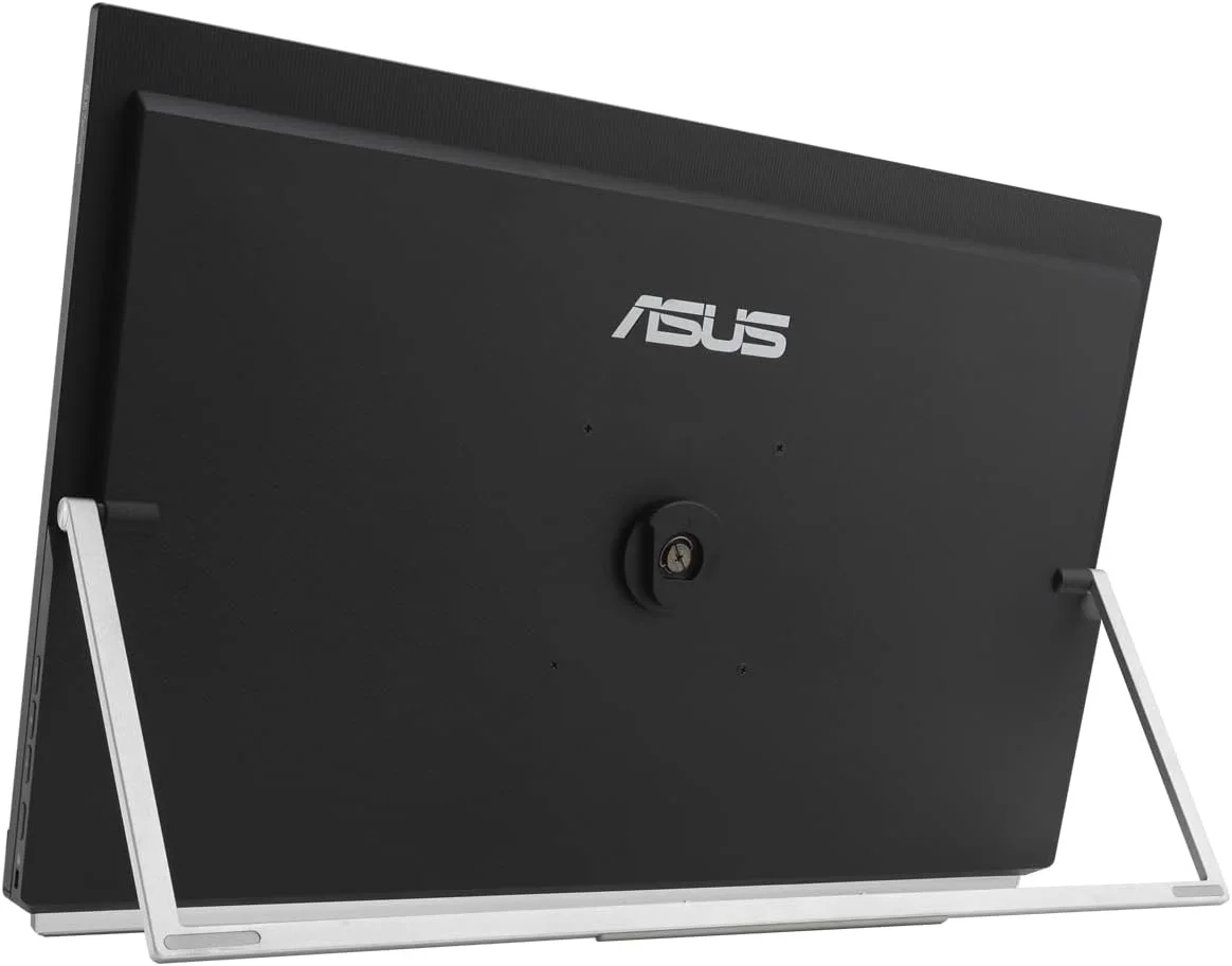 مانیتور قابل حمل ASUS ZenScreen MB249C - 23.8 اینچ FHD (1920 x 1080)، پنل بدون فریم، فناوری IPS، ضد تابش نور، USB-C®، بلندگوها، طراحی پایه، گیره C، قلاب پارتیشن، پایداری سبز