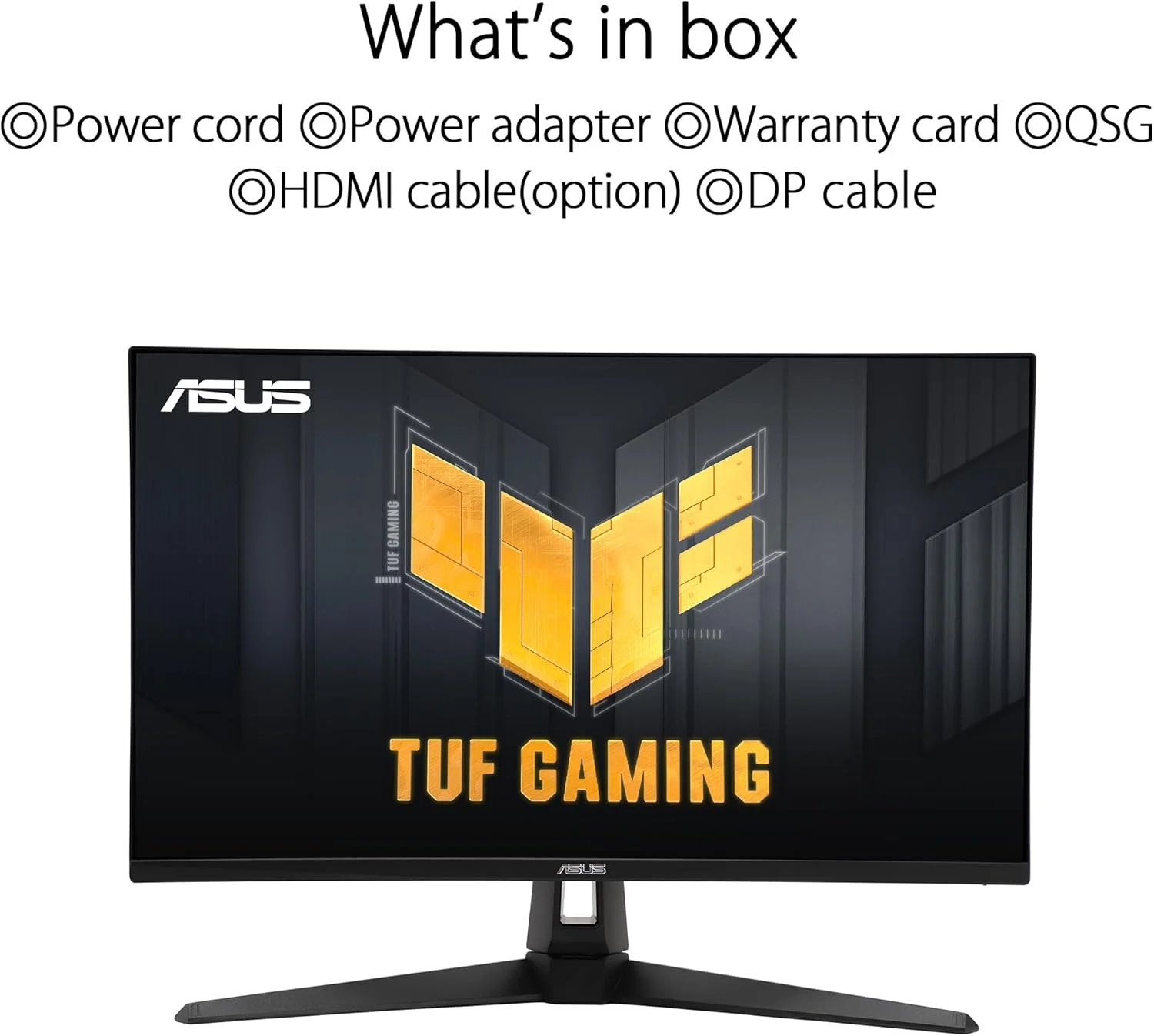 مانیتور گیمینگ ASUS TUF Gaming VG27AQ3A - 27 اینچ، QHD (2560x1440)، 180 هرتز، Fast IPS، ELMB Sync، 1 میلی‌ثانیه (GTG)، Freesync Premium™، سازگار با G-Sync، Variable Overdrive، 130% sRGB - مشکی