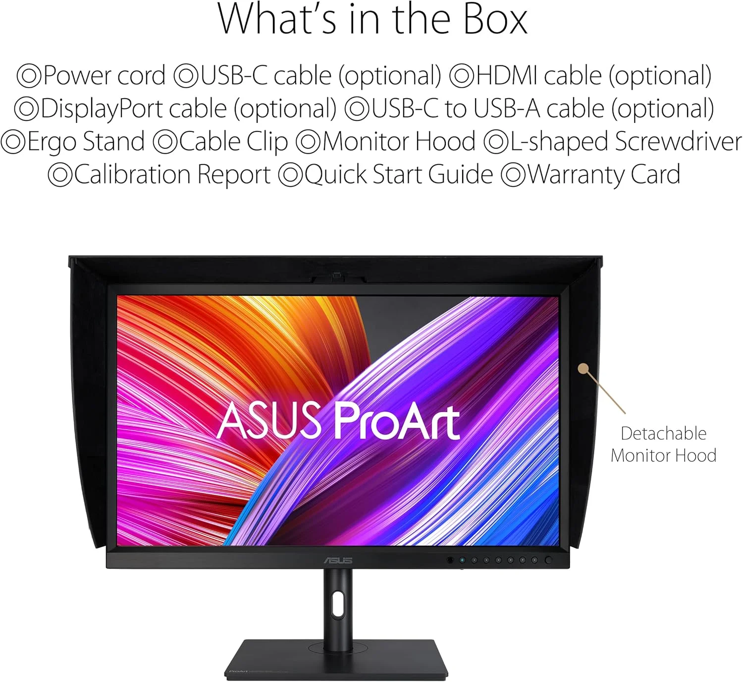 مانیتور حرفه ای ASUS ProArt Display OLED PA32DC – 31.5 اینچ، 4K UHD (3840 x 2160)، 99% DCI-P3، رنگ سنج داخلی، HDR-10، HLG، ΔE < 1، USB-C، HDMI، Calman Ready، یکپارچه سازی ColourSpace