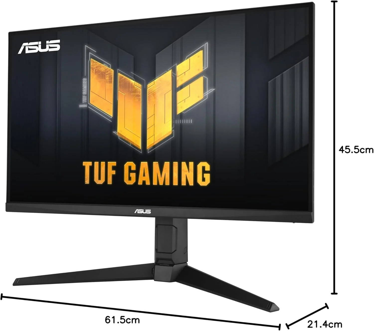 مانیتور گیمینگ ASUS TUF Gaming VG27AQ3A - 27 اینچ، QHD (2560x1440)، 180 هرتز، Fast IPS، ELMB Sync، 1 میلی‌ثانیه (GTG)، Freesync Premium™، سازگار با G-Sync، Variable Overdrive، 130% sRGB - مشکی