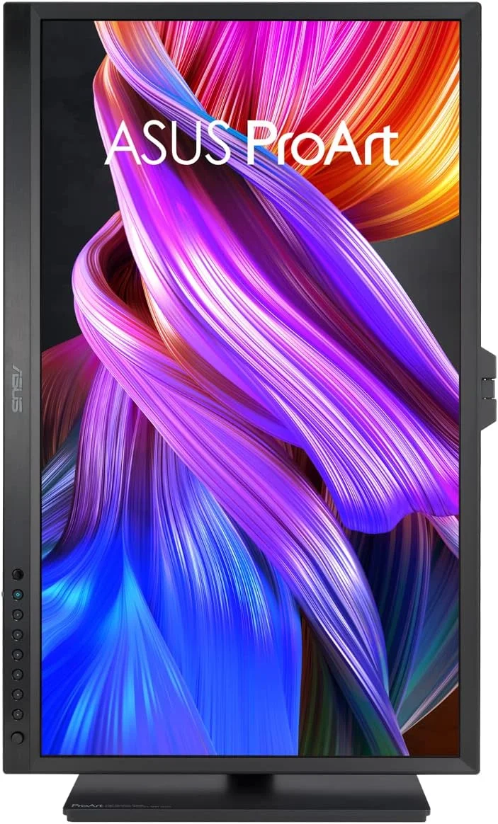 مانیتور حرفه ای ASUS ProArt Display OLED PA32DC – 31.5 اینچ، 4K UHD (3840 x 2160)، 99% DCI-P3، رنگ سنج داخلی، HDR-10، HLG، ΔE < 1، USB-C، HDMI، Calman Ready، یکپارچه سازی ColourSpace