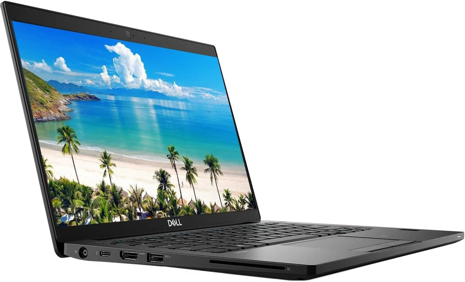لپ تاپ دل Latitude 7390، نوت بوک کامپیوتر FHD، پردازنده Intel Core I5 8350U، رم 16 گیگابایتی، SSD 512 گیگابایتی، وب کم، وای فای و بلوتوث، HDMI، Type C، کیبورد با نور پس زمینه، ویندوز 11 (تجدید شده)، مشکی