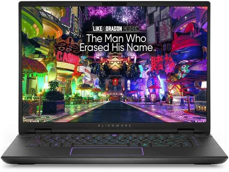 لپ تاپ گیمینگ دل Alienware m16 R2 با پردازنده Intel Ultra 9 185H، صفحه نمایش 16.0 اینچی QHD+ (2560 x 1600) 240Hz، رم 32 گیگابایتی DDR5، حافظه SSD 2 ترابایتی، کارت گرافیک NVIDIA GeForce RTX 4060 و ویندوز 11 Home - رنگ Dark Moon