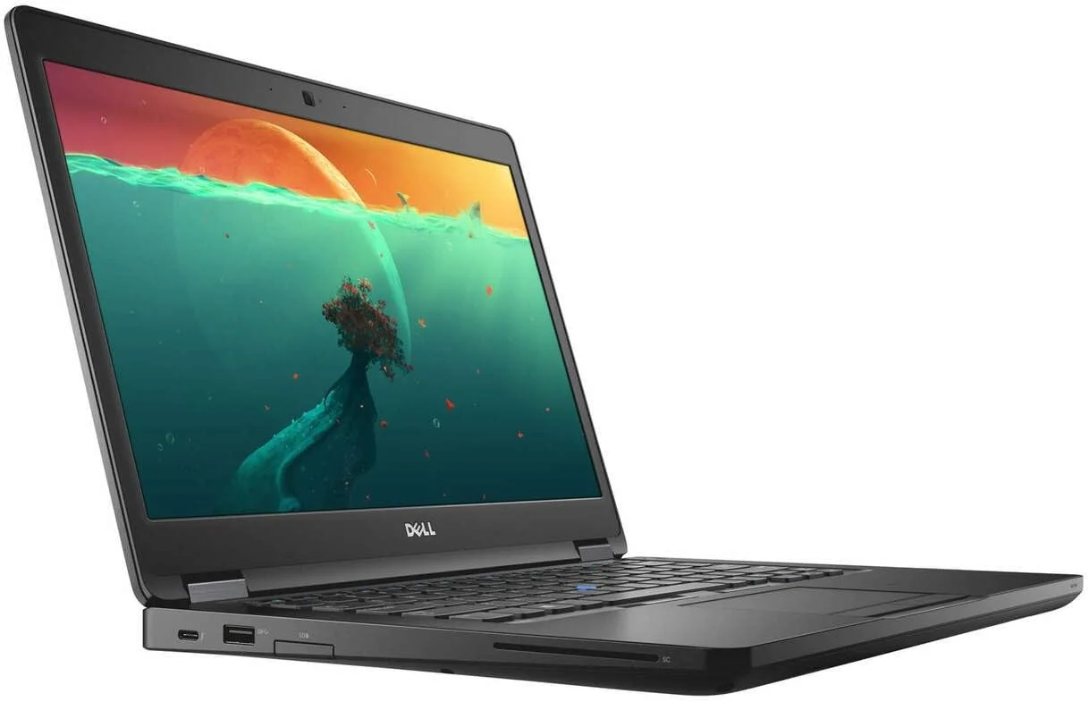 لپ تاپ 14 اینچی Dell- Latitude 5480، پردازنده Intel Core I5 6300U 2.4Ghz، رم 16 گیگابایتی Ddr4، حافظه اس اس دی 256 گیگابایتی M.2، یو اس بی Type-C، HDMI، وب کم، ویندوز 10 پرو X64 (بازسازی شده)