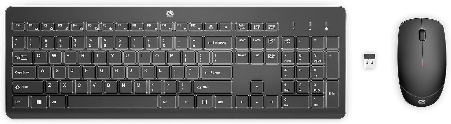 مجموعه ماوس و کیبورد بی سیم HP 230 - عربی-انگلیسی (18H24AA)