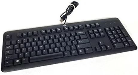 کیبورد مشکی HP مدل KU-1156 با شماره قطعه 672647-003
