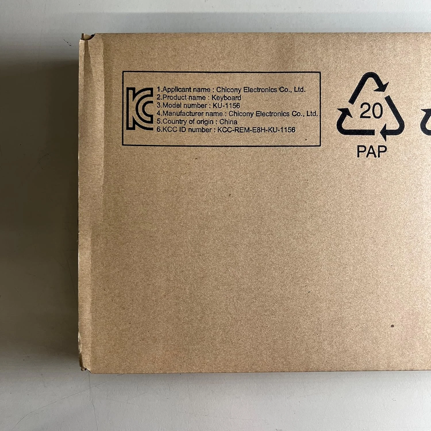 کیبورد مشکی HP مدل KU-1156 با شماره قطعه 672647-003
