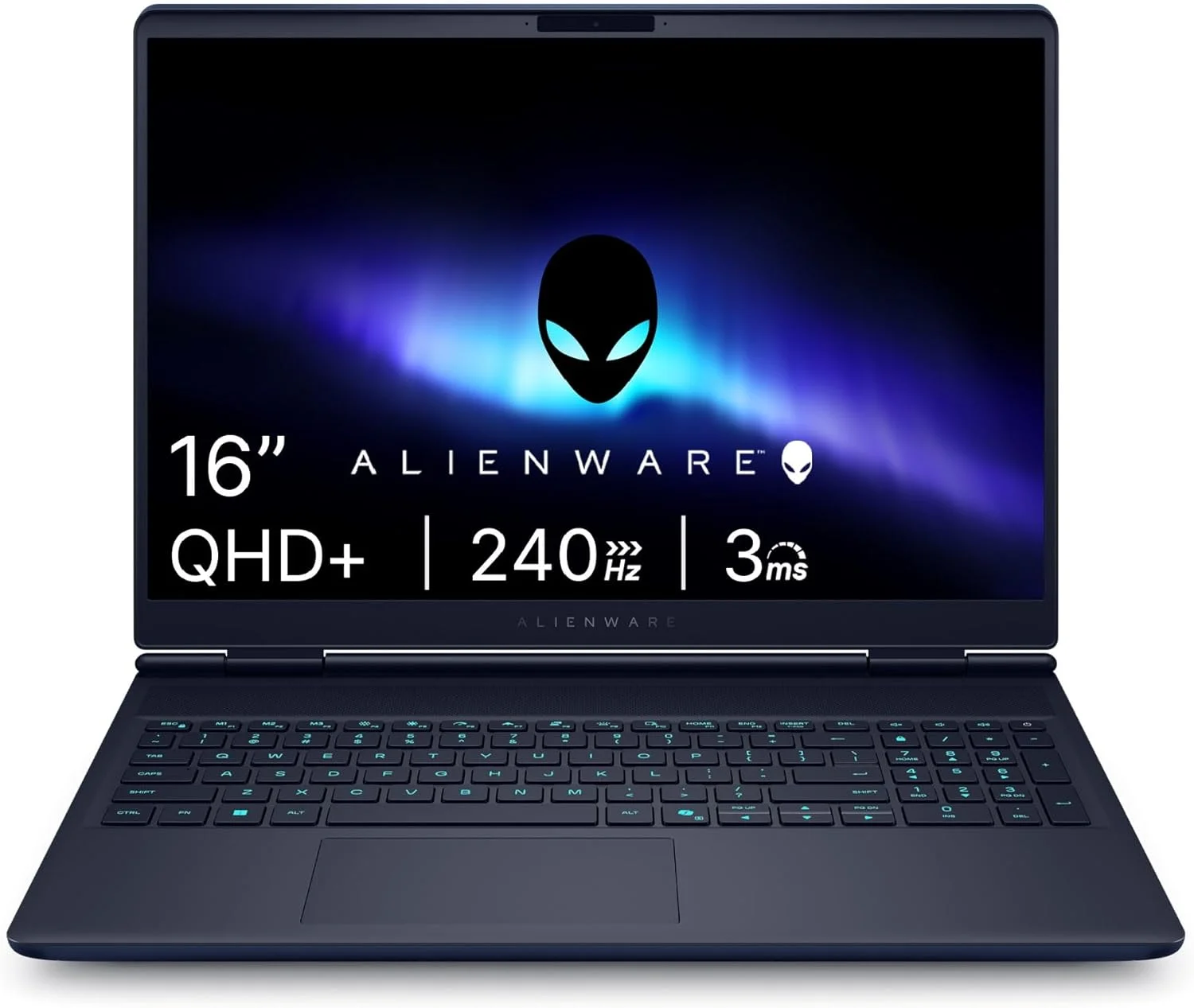 لپ تاپ گیمینگ جدید Dell Alienware 16X Aurora، پردازنده Intel Core Ultra 9 275HX، رم 32 گیگابایت، حافظه 1 ترابایت، گرافیک RTX 5060 8GB GDDR7، صفحه نمایش 16 اینچی QHD+ 2.5K، ویندوز 11 + آفیس مادام العمر 2024، آبی