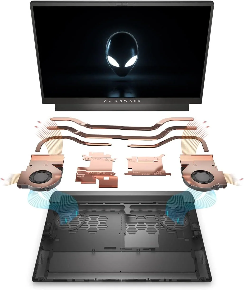لپ تاپ گیمینگ پریمیوم Dell Alienware M15 R6، نسل 11 اینتل Core i7-11800H، صفحه نمایش 15.6 اینچ QHD، حافظه SSD 1 ترابایتی، 32 گیگابایت رم، کارت گرافیک NVIDIA® GeForce RTX™ 3070 8GB، ویندوز 10 هوم، کیبورد انگلیسی عربی، مشکی لپ تاپ گیمینگ پریمیوم Dell Alienware M15 R6، نسل 11 اینتل Core i7-11800H، صفحه نمایش 15.6 اینچ QHD، حافظه SSD 1 ترابایتی، 32 گیگابایت رم، کارت گرافیک NVIDIA® GeForce RTX™ 3070 8GB، ویندوز 10 هوم، کیبورد انگلیسی عربی، مشکی