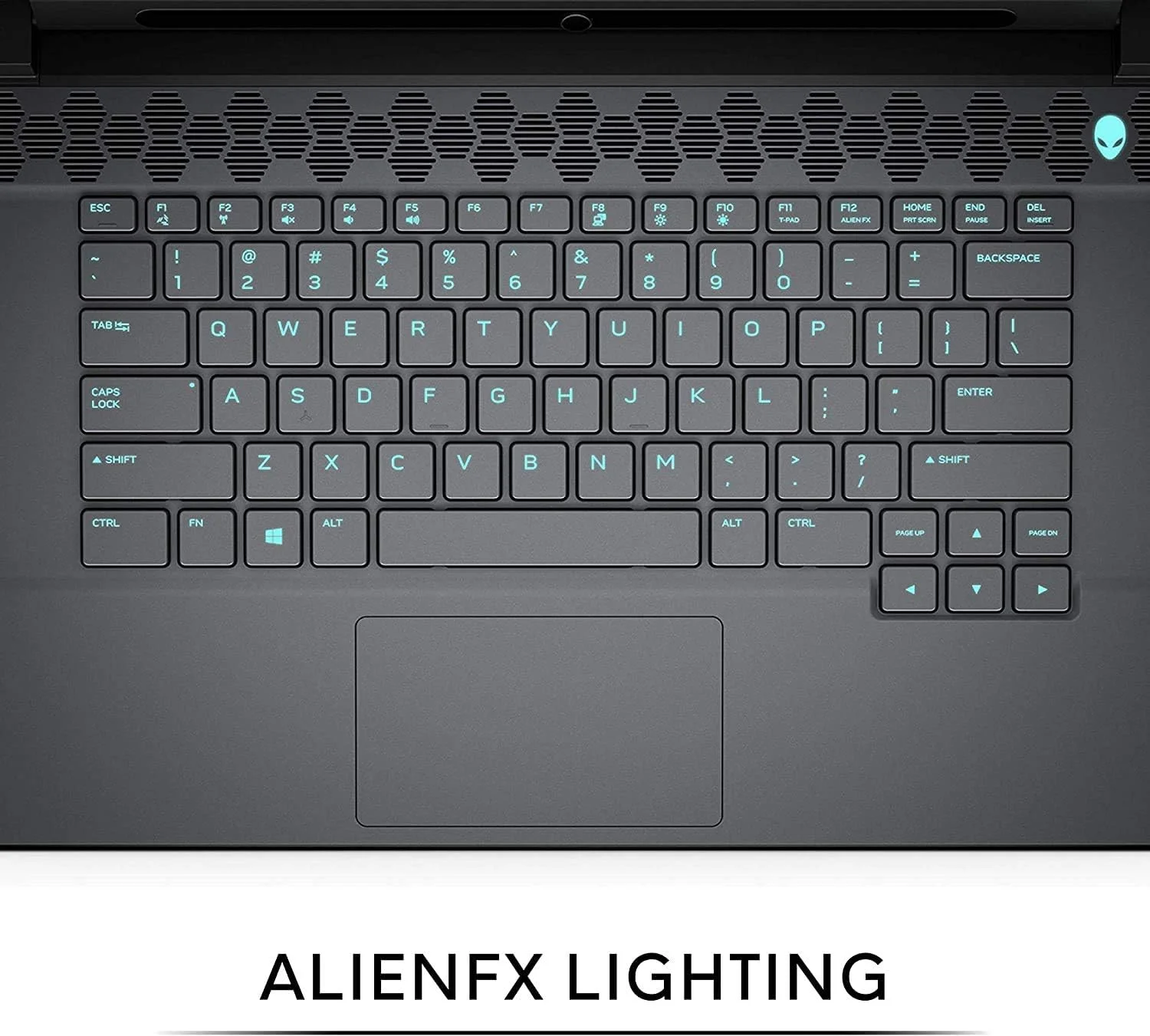 لپ تاپ گیمینگ دل Alienware M17 R2 با صفحه نمایش 17.3 اینچی FHD، حافظه SSD 256 گیگابایتی، پردازنده i5 با فرکانس 2.4 گیگاهرتز (8 گیگابایت رم، کارت گرافیک GTX 1660 Ti 6GB GDDR6، پردازنده چهار هسته ای i5-9300H، ویندوز 10 هوم) - رنگ Dark Side of The Moon