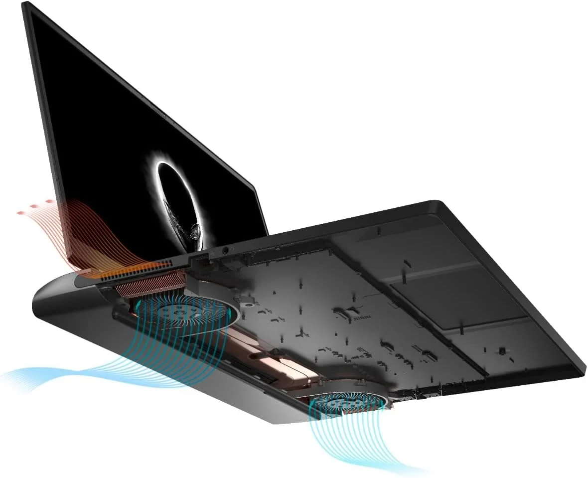 لپ تاپ گیمینگ ممتاز Dell Alienware M15 R5، AMD Ryzen™ 7-5800H، صفحه نمایش 15.6 اینچ QHD، 1 ترابایت SSD، 16 گیگابایت رم، کارت گرافیک NVIDIA® GeForce RTX™ 3060 6GB، ویندوز 10 هوم، صفحه کلید انگلیسی عربی، مشکی
