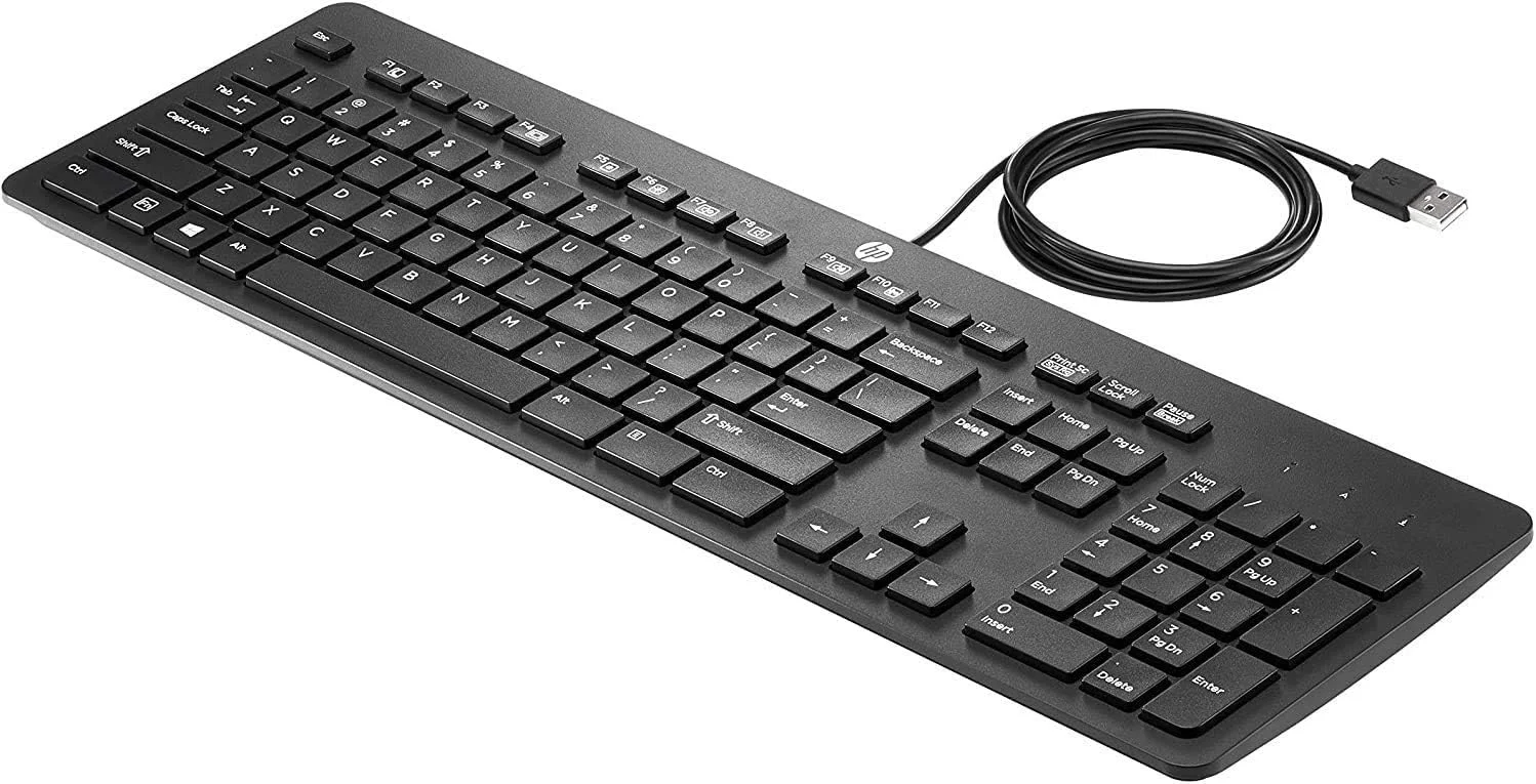 کیبورد باریک تجاری USB اچ پی