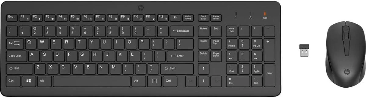 مجموعه کیبورد و ماوس بیسیم HP 330 - گیرنده USB بیسیم 2.4 گیگاهرتز - کلیدهای Chiclet، 12 میانبر صفحه کلید - ماوس 1600 DPI چند سطحی - نشانگر LED Num Lock، Caps Lock، Scroll Lock (2V9E6AA) مجموعه کیبورد و ماوس بیسیم HP 330 - گیرنده USB بیسیم 2.4 گیگاهرتز - کلیدهای Chiclet، 12 میانبر صفحه کلید - ماوس 1600 DPI چند سطحی - نشانگر LED Num Lock، Caps Lock، Scroll Lock (2V9E6AA)