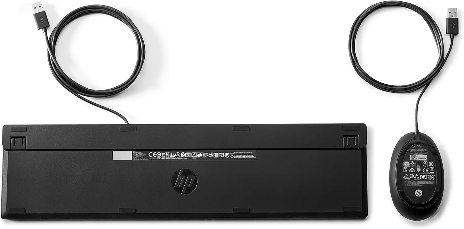 ست موس و کیبورد سیم دار HP 320MK مدل 9SR36AA ست موس و کیبورد سیم دار HP 320MK مدل 9SR36AA