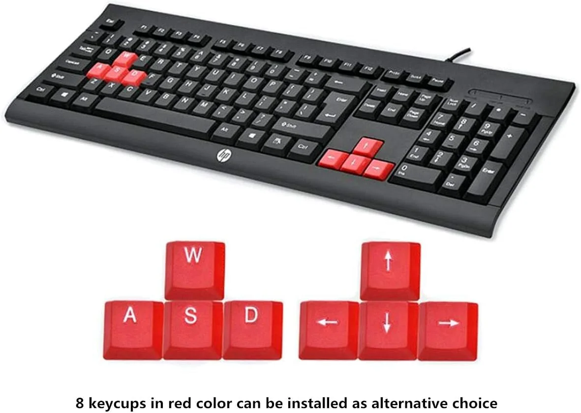 کیبورد و ماوس گیمینگ سیم دار USB مدل HP KM100 مناسب برای کامپیوتر و لپ تاپ - مشکی کیبورد و ماوس گیمینگ سیم دار USB مدل HP KM100 مناسب برای کامپیوتر و لپ تاپ - مشکی