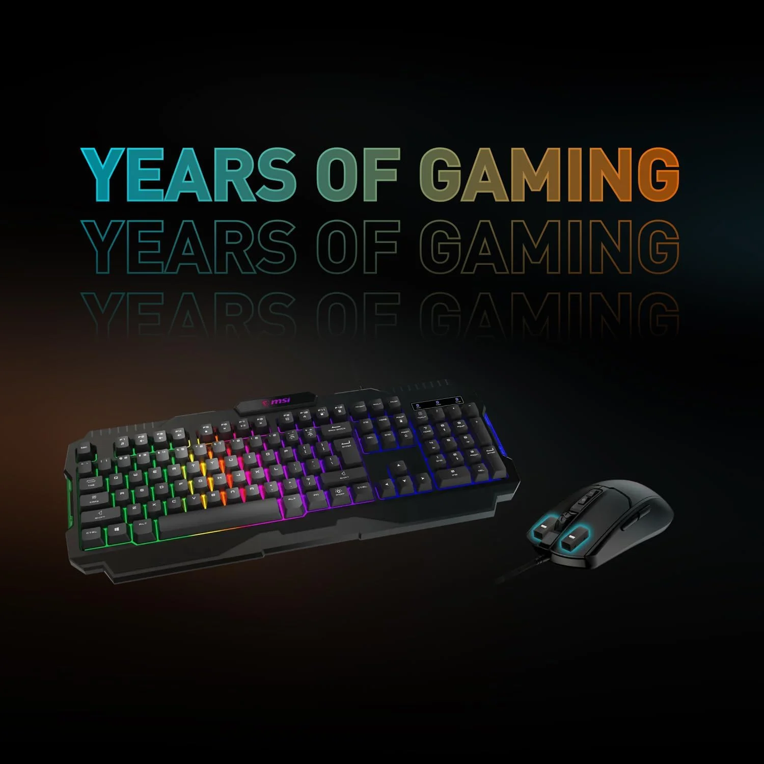 کیبورد و ماوس گیمینگ Forge GK100 Combo US