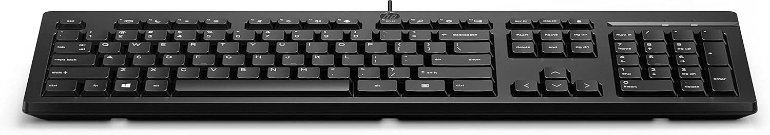 کیبورد سیم دار HP 125 (QWERTY) انگلیسی