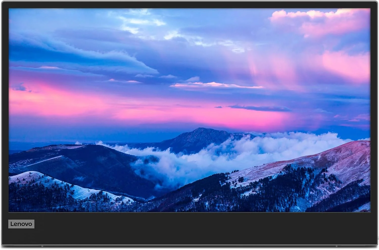 مانیتور قابل حمل 15.6 اینچی لنوو L15، FHD، 1080p، 60 هرتز، IPS، 6ms، USB-C، همراه با کاور، مشکی کلاغی [66E4UAC1WL] - 3 سال گارانتی