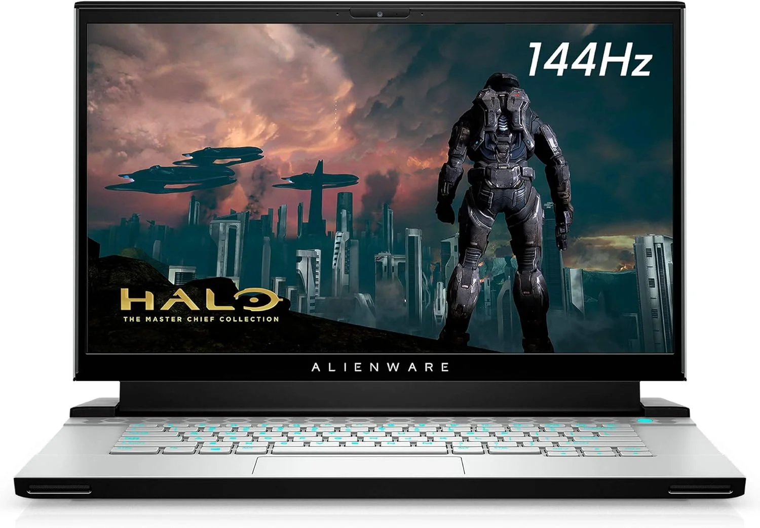 لپ تاپ گیمینگ Alienware m15 R3 با صفحه نمایش 15.6 اینچی FHD - رنگ Lunar Light، پردازنده نسل دهم Intel Core i7-10750H، رم 16 گیگابایتی DDR4، حافظه SSD 512 گیگابایتی (AWm15-7272WHT-PUS)