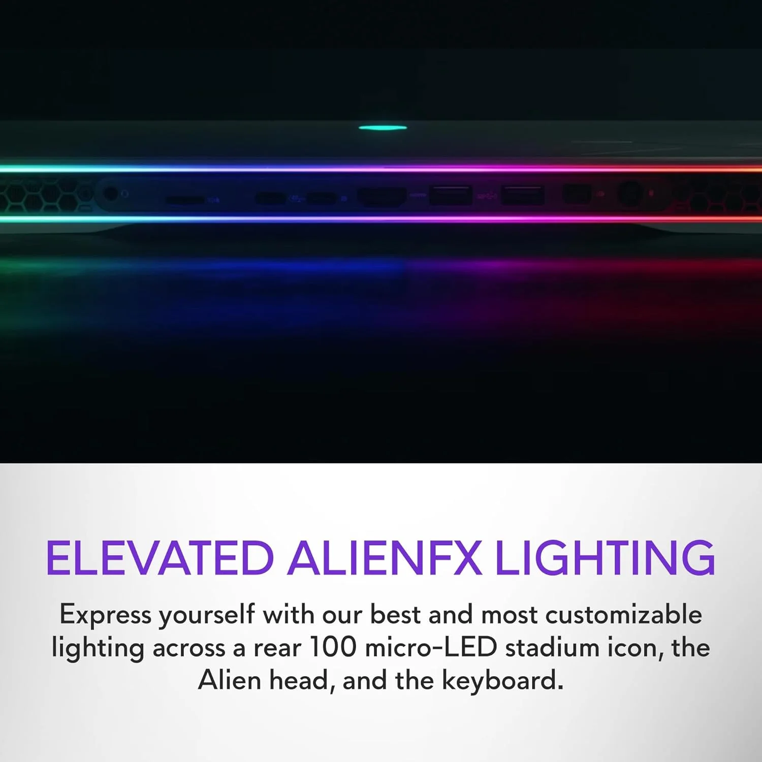 لپ تاپ گیمینگ Alienware X16 R2 - صفحه نمایش 16 اینچی QHD+ 240Hz 3ms، پردازنده Intel Core Ultra 7-155H، رم 16 گیگابایتی LPDDR5X، اس اس دی 1 ترابایتی، کارت گرافیک NVIDIA GeForce RTX 4070 8GB GDDR6، ویندوز 11 هوم، خدمات در محل - نقره ای قمری