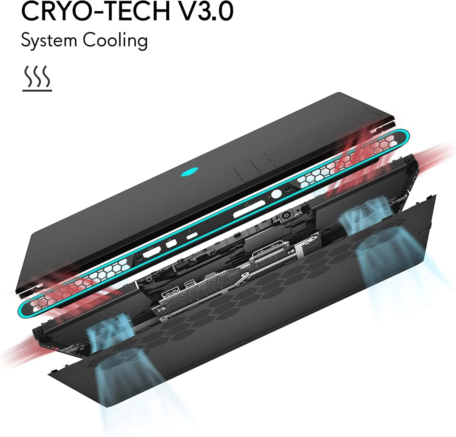 لپ تاپ گیمینگ Alienware M15 (بازسازی شده) 15.6 اینچی FHD 144Hz، نسل نهم پردازنده Intel Core i7-9750H، کارت گرافیک NVIDIA RTX 2060 6GB GDDR5 OC، رم 16GB DDR4 2666MHz، حافظه SSD 512GB