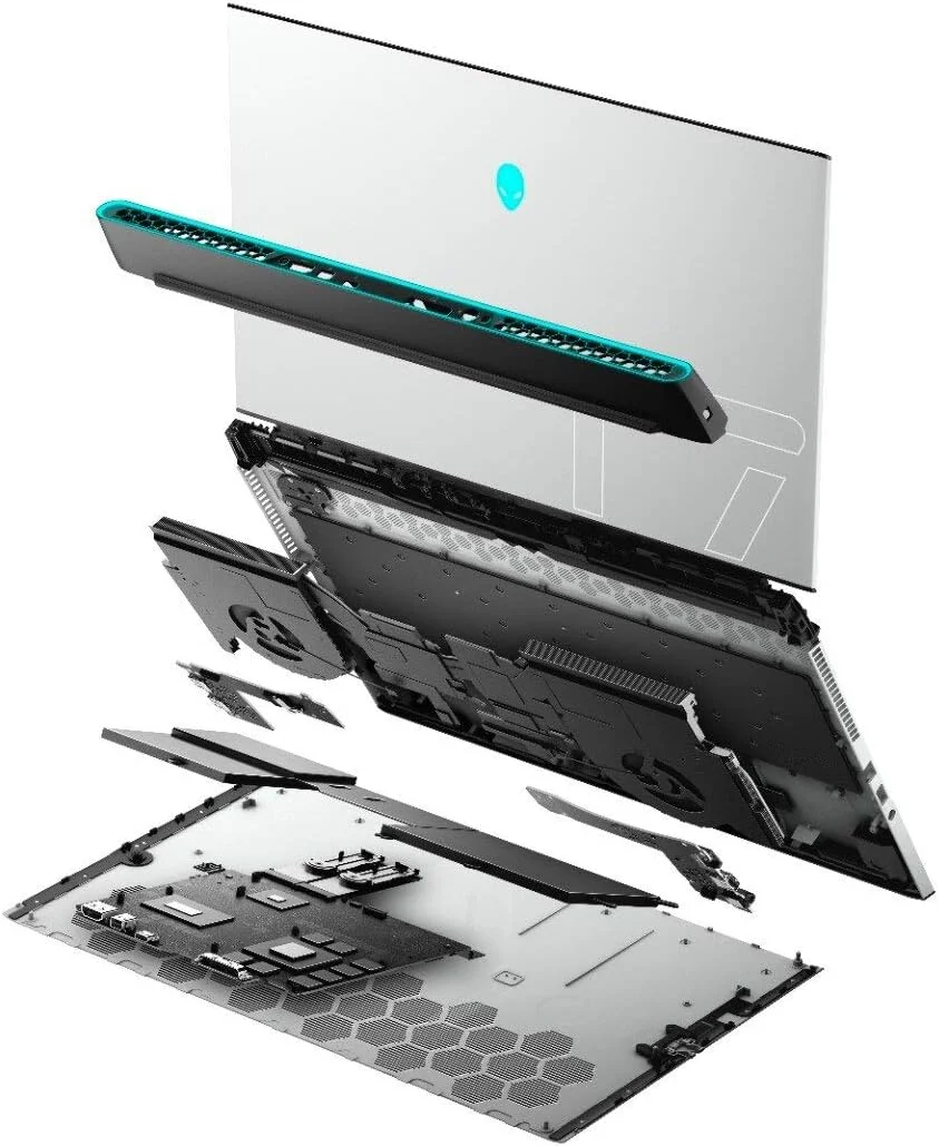لپ تاپ Dell Latest_ Alien.Ware M17 R2 با صفحه نمایش 17.3 اینچی FHD، پردازنده نسل نهم Intel Core i7-9750H، رم 16 گیگابایتی، SSD 512 گیگابایتی، کارت گرافیک NVIDIA GeForce GTX 2060، وایرلس + بلوتوث، HDMI، ویندوز 10 لپ تاپ Dell Latest_ Alien.Ware M17 R2 با صفحه نمایش 17.3 اینچی FHD، پردازنده نسل نهم Intel Core i7-9750H، رم 16 گیگابایتی، SSD 512 گیگابایتی، کارت گرافیک NVIDIA GeForce GTX 2060، وایرلس + بلوتوث، HDMI، ویندوز 10