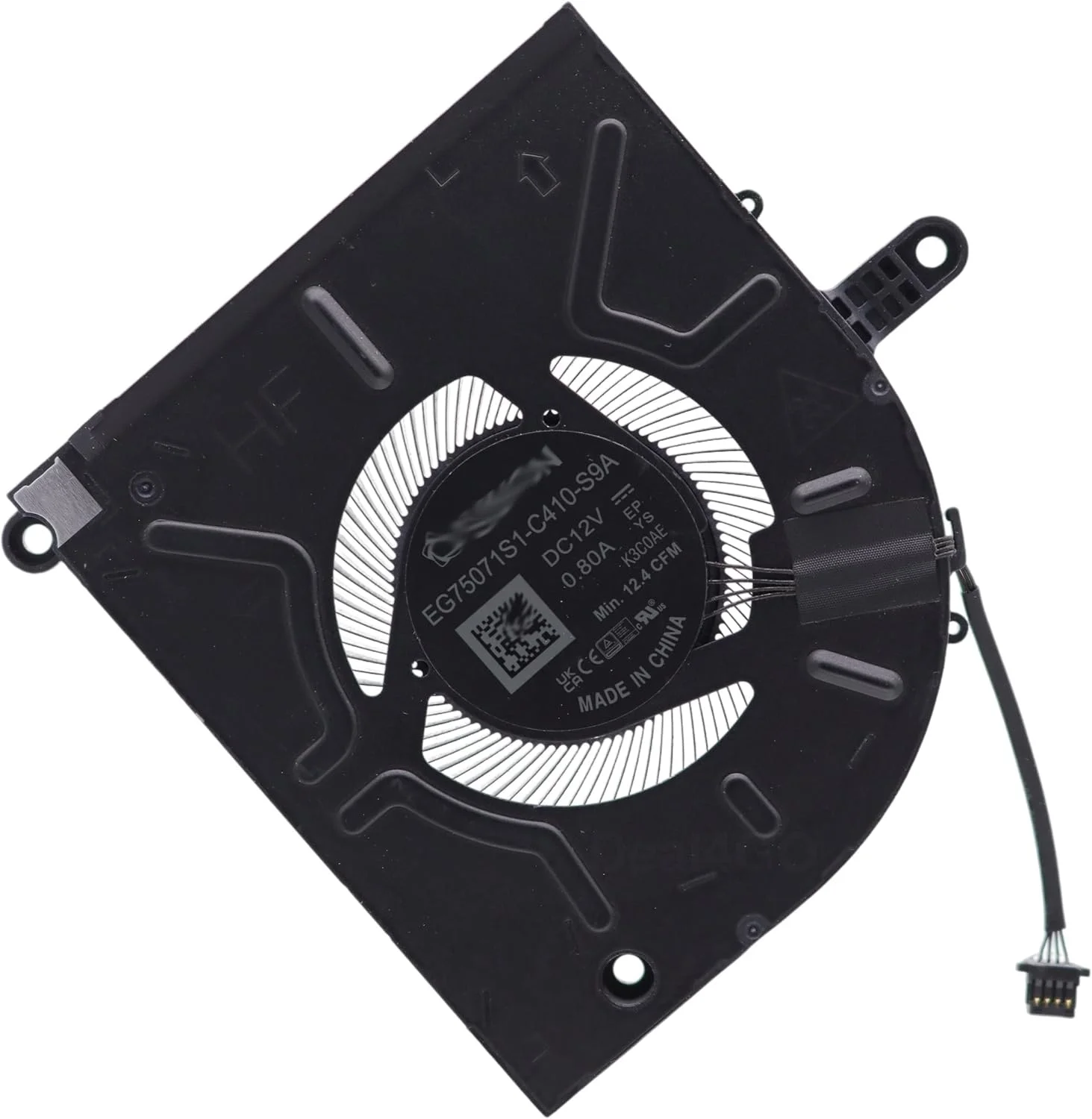 فن خنک کننده اصلی کارت گرافیک Deal4GO مدل EG75071S1-C410-S9A جایگزین برای لپ تاپ گیمینگ Dell Alienware M16 R2 فن خنک کننده اصلی کارت گرافیک Deal4GO مدل EG75071S1-C410-S9A جایگزین برای لپ تاپ گیمینگ Dell Alienware M16 R2