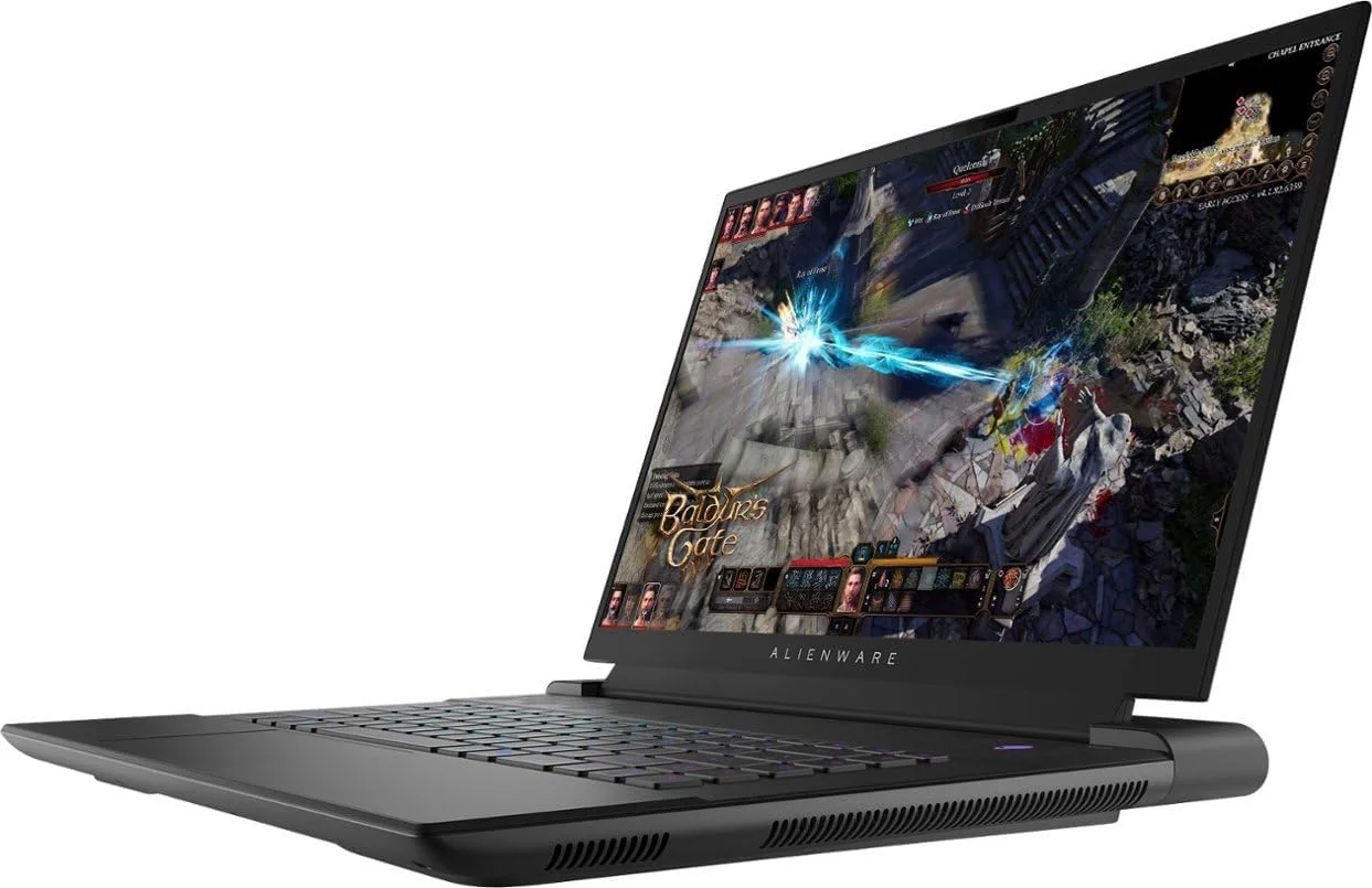 لپ تاپ گیمینگ Dell Alienware M16 مدل 2023، صفحه نمایش 16 اینچی QHD+ 165 هرتز، پردازنده Core i7-13700HX با 16 هسته، 16 گیگابایت رم، 1 ترابایت SSD، کارت گرافیک NVIDIA RTX 4070 8GB، نور پس زمینه RGB، صفحه کلید انگلیسی، ویندوز 11 پرو، رنگ Dark Metallic Moon لپ تاپ گیمینگ Dell Alienware M16 مدل 2023، صفحه نمایش 16 اینچی QHD+ 165 هرتز، پردازنده Core i7-13700HX با 16 هسته، 16 گیگابایت رم، 1 ترابایت SSD، کارت گرافیک NVIDIA RTX 4070 8GB، نور پس زمینه RGB، صفحه کلید انگلیسی، ویندوز 11 پرو، رنگ Dark Metallic Moon